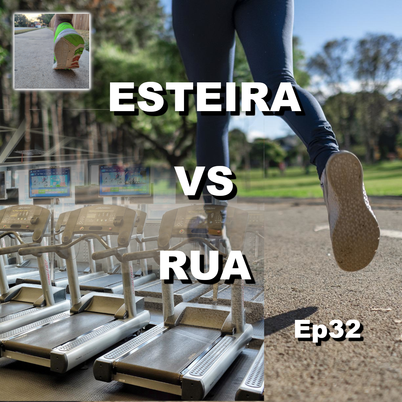 Vamos treinar na esteira ou na rua?